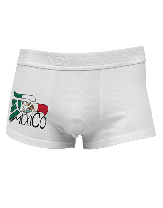 Mexico Eagle Symbol - Mexican Flag - Mexico Side Printed Mens Trunk Underwear by TooLoud-Mens Trunk Underwear-NDS Wear-White-Small-Davson Sales