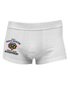 Police Officer - Superpower Side Printed Mens Trunk Underwear-Mens Trunk Underwear-NDS Wear-White-Small-Davson Sales