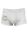 Happy Easter Eggs Side Printed Mens Trunk Underwear-Mens Trunk Underwear-NDS Wear-White-Small-Davson Sales