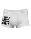 1 Tequila 2 Tequila 3 Tequila More Side Printed Mens Trunk Underwear by TooLoud-Mens Trunk Underwear-NDS Wear-White-Small-Davson Sales