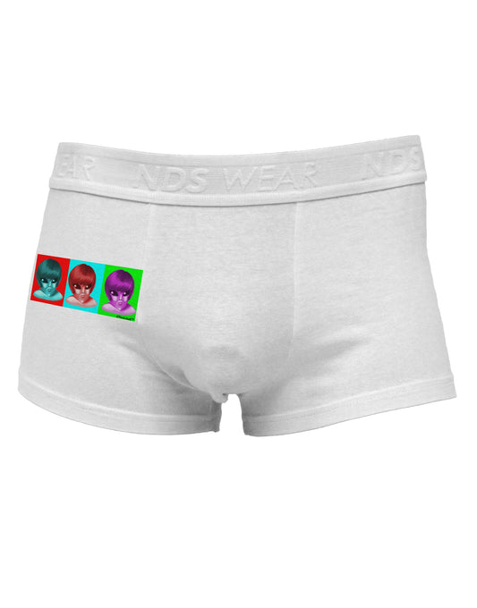 Extraterrestial Pop-art #1 Side Printed Mens Trunk Underwear by TooLoud-Mens Trunk Underwear-NDS Wear-White-Small-Davson Sales