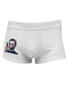 Abraham Drinkoln Side Printed Mens Trunk Underwear-Mens Trunk Underwear-NDS Wear-White-Small-Davson Sales