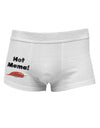 Hot Mama Chili Pepper Side Printed Mens Trunk Underwear-Mens Trunk Underwear-NDS Wear-White-Small-Davson Sales
