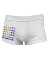 Pandamonium Rainbow Pandas Side Printed Mens Trunk Underwear by TooLoud-Mens Trunk Underwear-TooLoud-White-Small-Davson Sales