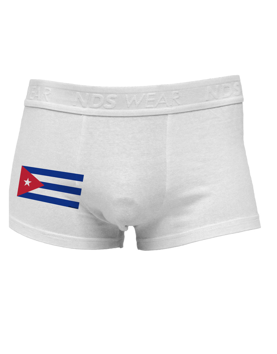 Cuba Flag Cubana Side Printed Mens Trunk Underwear by TooLoud-Mens Trunk Underwear-NDS Wear-White-Small-Davson Sales