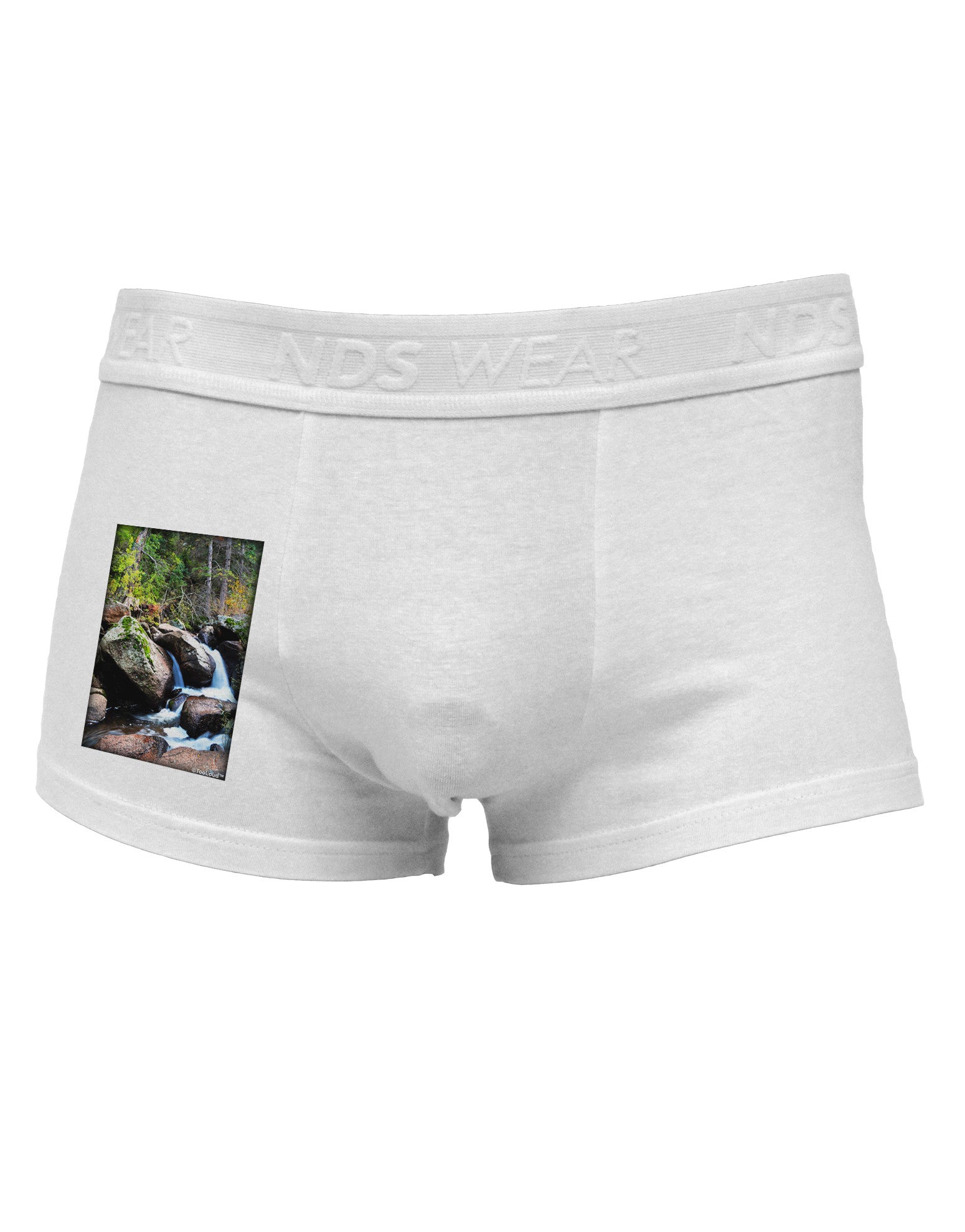 Rockies River Side Printed Mens Trunk Underwear-Mens Trunk Underwear-NDS Wear-White-Small-Davson Sales
