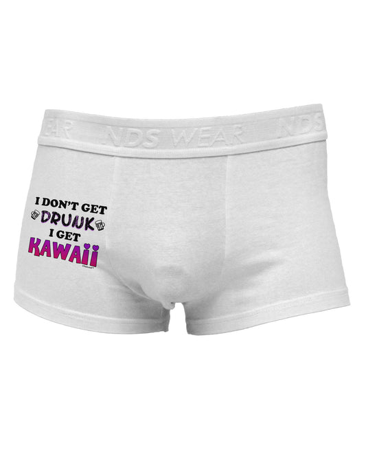 I Don't Get Drunk - Kawaii Side Printed Mens Trunk Underwear-Mens Trunk Underwear-NDS Wear-White-Small-Davson Sales