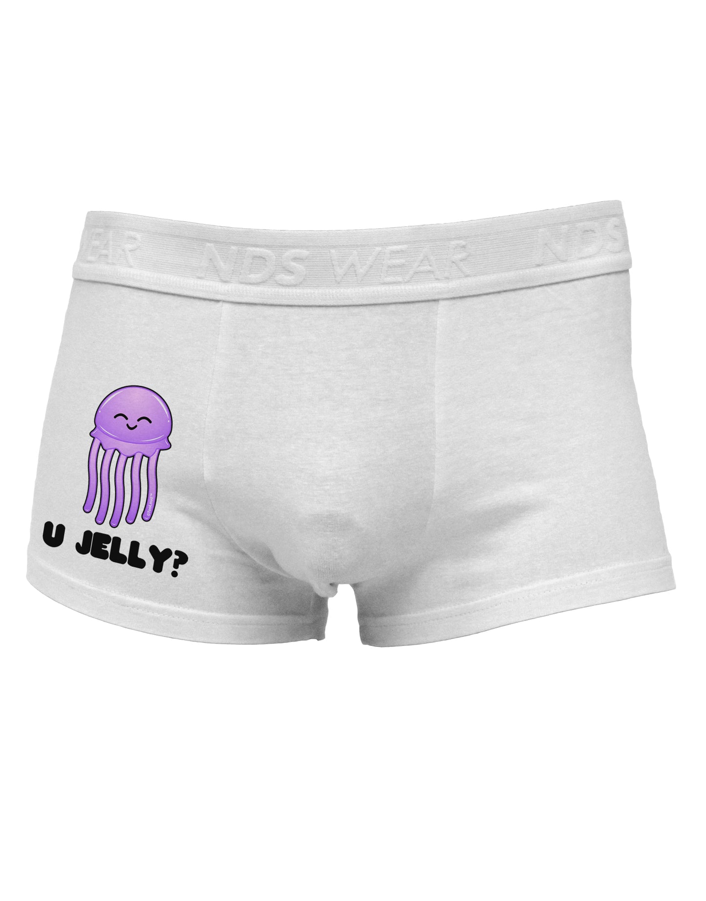 U Jelly Cute Jellyfish Side Printed Mens Trunk Underwear by TooLoud-Mens Trunk Underwear-NDS Wear-White-Small-Davson Sales