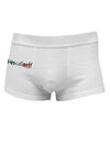 Mexcellent Flag Color - Cinco De Mayo Side Printed Mens Trunk Underwear-Mens Trunk Underwear-NDS Wear-White-Small-Davson Sales