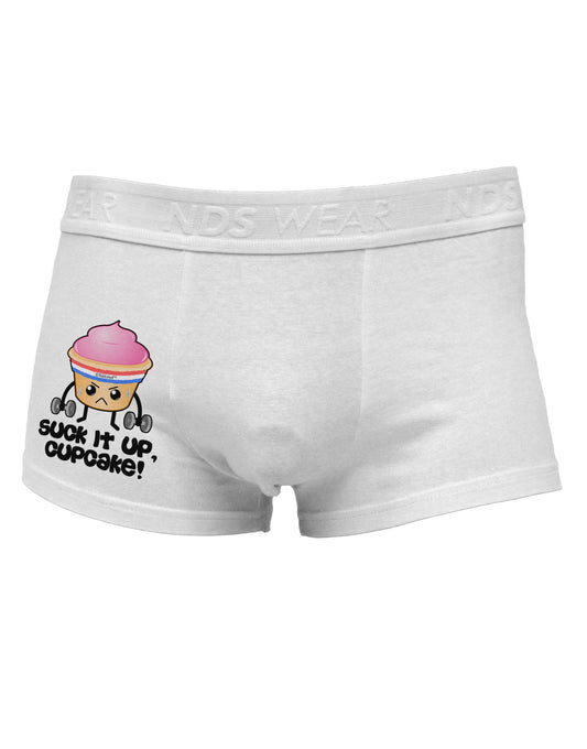 Suck It Up Cupcake Design Side Printed Mens Trunk Underwear by TooLoud-Mens Trunk Underwear-NDS Wear-White-Small-Davson Sales