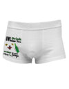 Owl Drink You Under the Table Side Printed Mens Trunk Underwear-Mens Trunk Underwear-NDS Wear-White-Small-Davson Sales