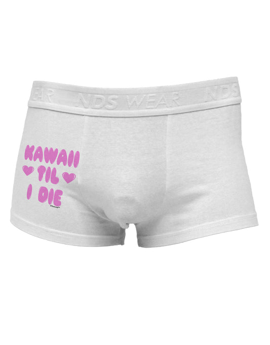 Kawaii Til I Die - Design - Magenta Side Printed Mens Trunk Underwear by TooLoud-Mens Trunk Underwear-NDS Wear-White-Small-Davson Sales