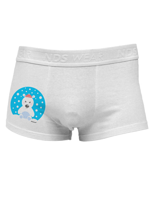 Cute Polar Bear - Christmas Side Printed Mens Trunk Underwear by TooLoud-Mens Trunk Underwear-NDS Wear-White-Small-Davson Sales