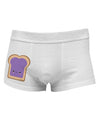 Cute Matching Design - PB and J - Jelly Side Printed Mens Trunk Underwear by TooLoud-Trunk Underwear-NDS Wear-White-Small-Davson Sales
