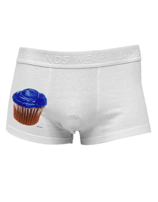 Giant Bright Blue Cupcake Side Printed Mens Trunk Underwear by TooLoud-Mens Trunk Underwear-TooLoud-White-Small-Davson Sales