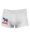 Sanders Bubble Symbol Side Printed Mens Trunk Underwear-Mens Trunk Underwear-NDS Wear-White-Small-Davson Sales