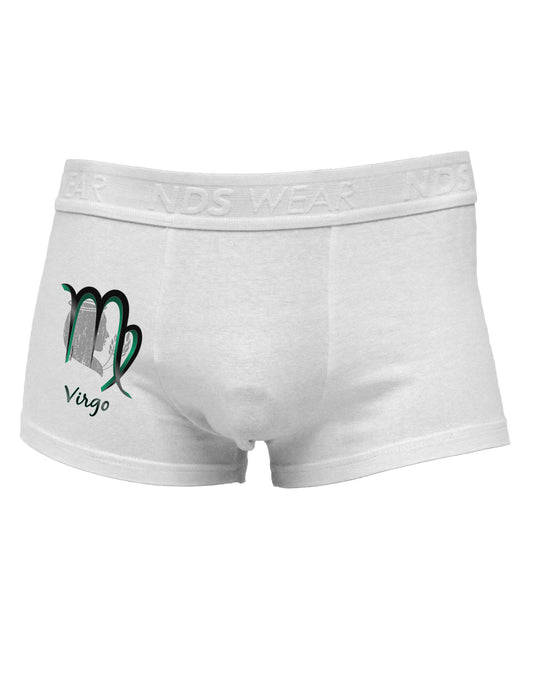 Virgo Symbol Side Printed Mens Trunk Underwear-Mens Trunk Underwear-NDS Wear-White-Small-Davson Sales