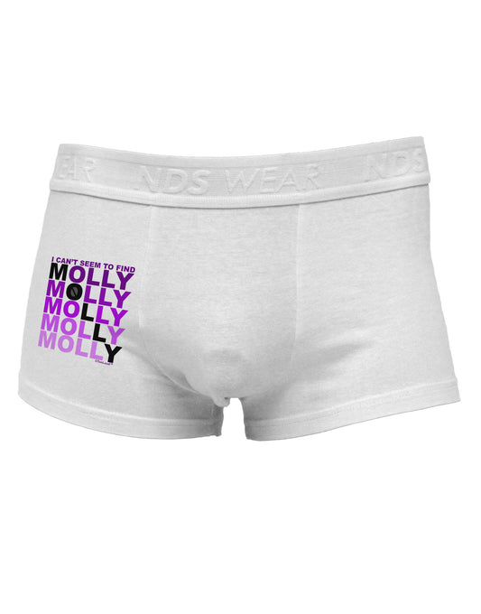 Find Molly Purple Side Printed Mens Trunk Underwear-Mens Trunk Underwear-NDS Wear-White-Small-Davson Sales