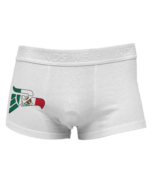 Hecho en Mexico Eagle Symbol - Mexican Flag Side Printed Mens Trunk Underwear by TooLoud-Mens Trunk Underwear-NDS Wear-White-Small-Davson Sales