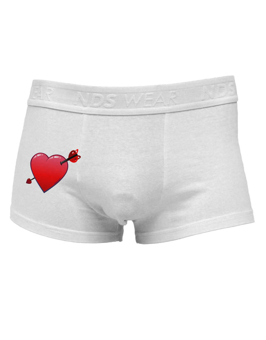Shot Through the Heart Cute Side Printed Mens Trunk Underwear by NDS Wear-Mens Trunk Underwear-NDS Wear-White-Small-Davson Sales