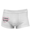 Nursing Is A Work Of Heart Side Printed Mens Trunk Underwear-Mens Trunk Underwear-NDS Wear-White-Small-Davson Sales