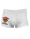 Fire Fighter - Superpower Side Printed Mens Trunk Underwear-Mens Trunk Underwear-NDS Wear-White-Small-Davson Sales