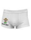 Oh My Gato - Cinco De Mayo Side Printed Mens Trunk Underwear-Mens Trunk Underwear-NDS Wear-White-Small-Davson Sales