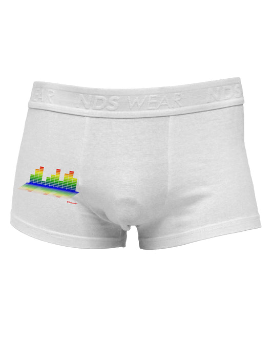 Equalizer Bars Design Side Printed Mens Trunk Underwear by TooLoud-Mens Trunk Underwear-NDS Wear-White-Small-Davson Sales