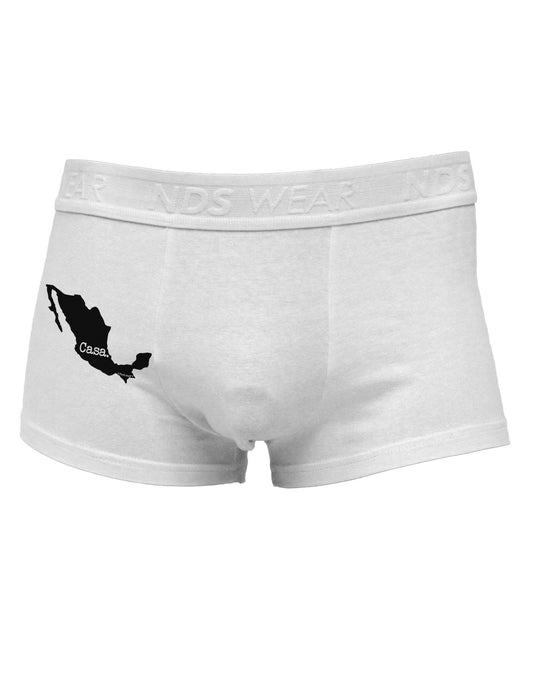 Mexico - Casa - Cinco De Mayo Side Printed Mens Trunk Underwear-Mens Trunk Underwear-NDS Wear-White-Small-Davson Sales