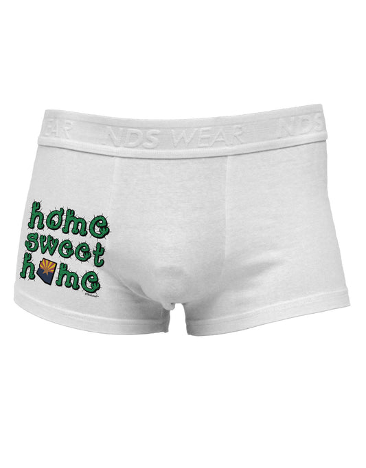 Home Sweet Home - Arizona - Cactus and State Flag Side Printed Mens Trunk Underwear by TooLoud-Mens Trunk Underwear-TooLoud-White-Small-Davson Sales