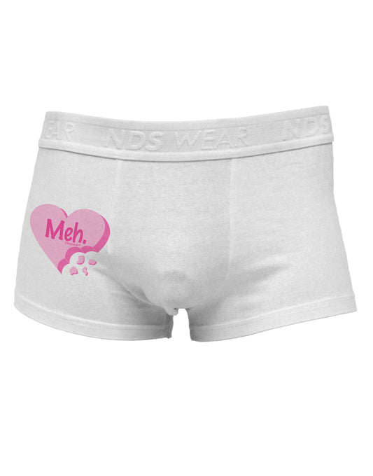 Meh Candy Heart - Valentines Day Side Printed Mens Trunk Underwear by TooLoud-Mens Trunk Underwear-NDS Wear-White-Small-Davson Sales