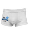 Our 1st Father's Day Side Printed Mens Trunk Underwear-Mens Trunk Underwear-NDS Wear-White-Small-Davson Sales