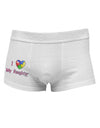 I Heart My Daughter - Autism Awareness Side Printed Mens Trunk Underwear by TooLoud-Mens Trunk Underwear-NDS Wear-White-Small-Davson Sales