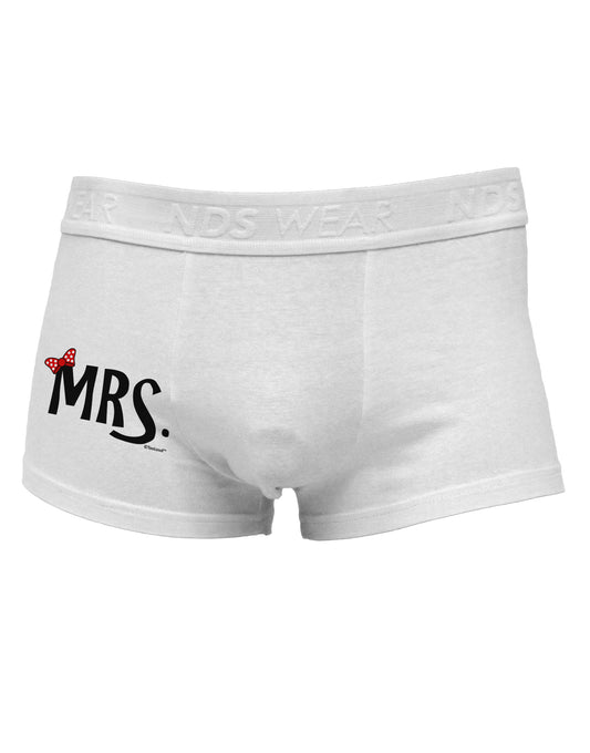 Matching Mr and Mrs Design - Mrs Bow Side Printed Mens Trunk Underwear by TooLoud-Mens Trunk Underwear-TooLoud-White-Small-Davson Sales