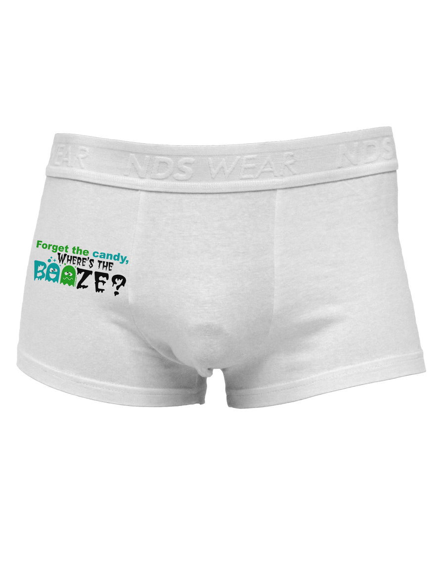 TooLoud Where's The Booze Side Printed Mens Trunk Underwear-Mens Trunk Underwear-NDS Wear-White-Small-Davson Sales
