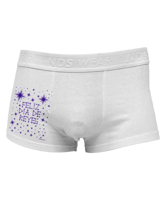 Feliz Dia de Reyes - Estrellas Brillantes Side Printed Mens Trunk Underwear by TooLoud-Mens Trunk Underwear-TooLoud-White-Small-Davson Sales