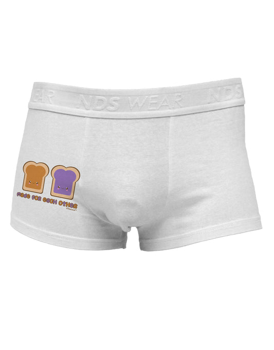 Cute PB and J Design - Made for Each Other Side Printed Mens Trunk Underwear by TooLoud-Mens Trunk Underwear-NDS Wear-White-Small-Davson Sales