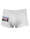 Colorado Rainbow Sunset Text Side Printed Mens Trunk Underwear-Mens Trunk Underwear-NDS Wear-White-Small-Davson Sales