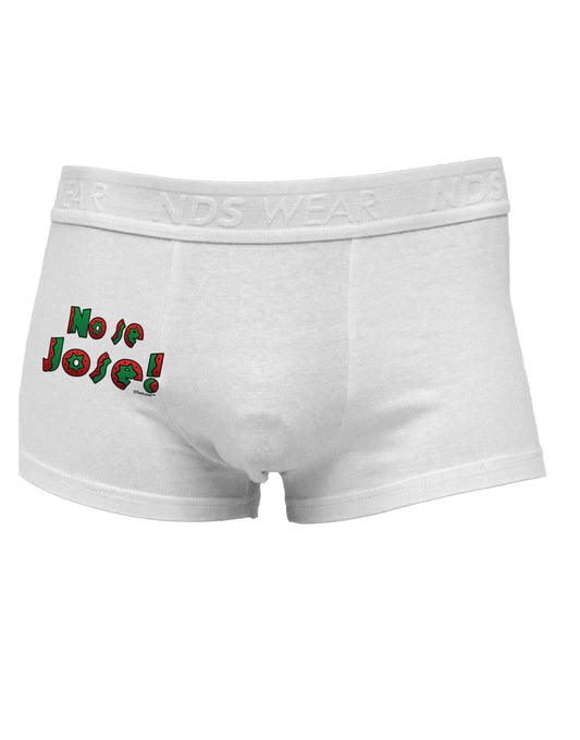 No Se Jose Side Printed Mens Trunk Underwear-Mens Trunk Underwear-NDS Wear-White-Small-Davson Sales