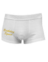 Birthday Squad Text Side Printed Mens Trunk Underwear by TooLoud-Mens Trunk Underwear-NDS Wear-White-Small-Davson Sales