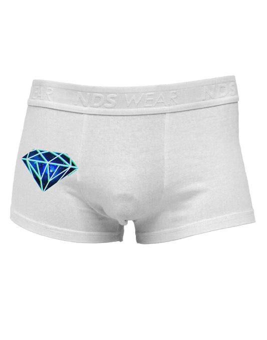 Space Diamond Side Printed Mens Trunk Underwear-Mens Trunk Underwear-NDS Wear-White-Small-Davson Sales