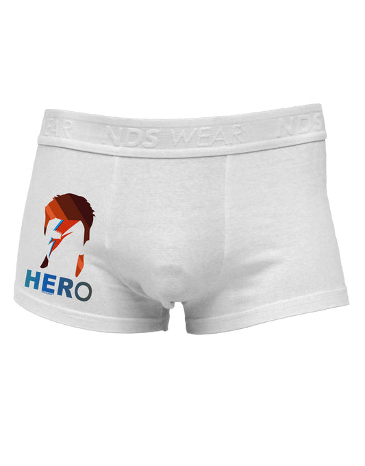 Hero of the Weirdos Side Printed Mens Trunk Underwear by NDS Wear-Mens Trunk Underwear-NDS Wear-White-Small-Davson Sales
