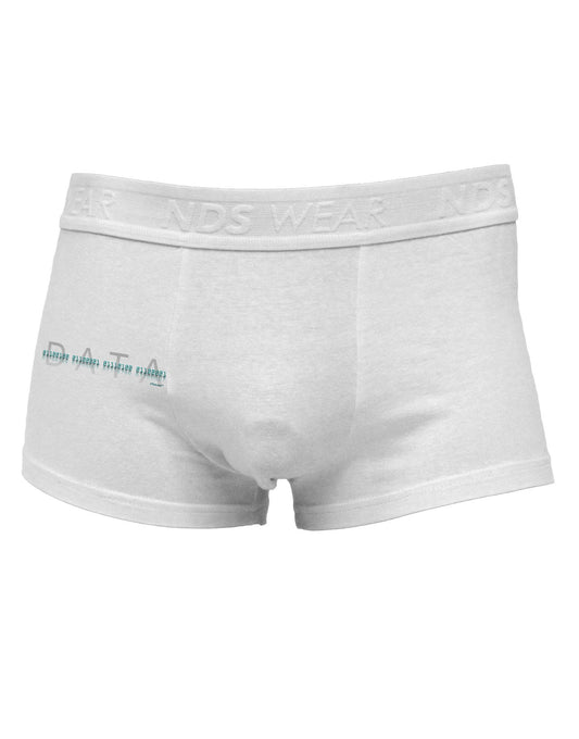 Binary Data Blue Side Printed Mens Trunk Underwear-Mens Trunk Underwear-NDS Wear-White-X-Large-Davson Sales