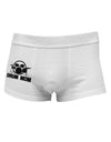 Drum Mom - Mother's Day Design Side Printed Mens Trunk Underwear-Mens Trunk Underwear-NDS Wear-White-Small-Davson Sales
