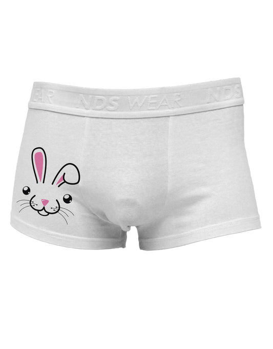 Cute Bunny Face Side Printed Mens Trunk Underwear-Mens Trunk Underwear-NDS Wear-White-Small-Davson Sales