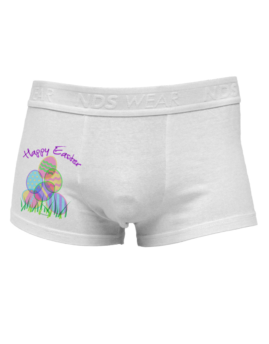 Happy Easter Gel Look Print Side Printed Mens Trunk Underwear-Mens Trunk Underwear-NDS Wear-White-Small-Davson Sales