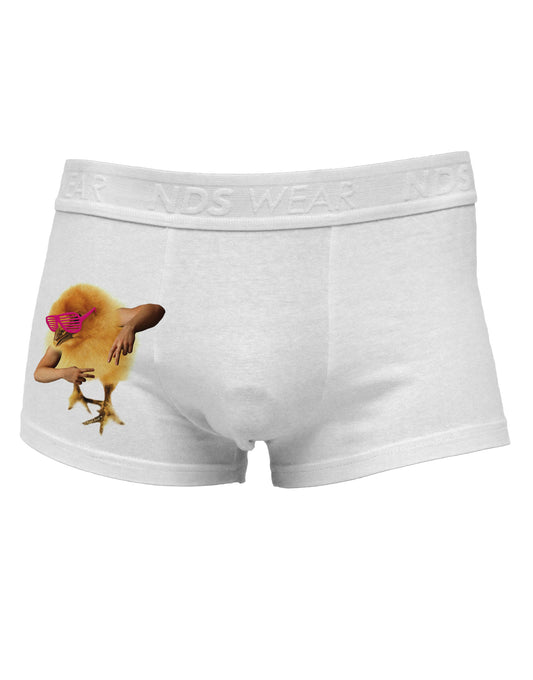 Bro Chick Side Printed Mens Trunk Underwear-Mens Trunk Underwear-NDS Wear-White-Small-Davson Sales