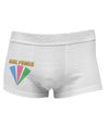 Girl Power Stripes Side Printed Mens Trunk Underwear by TooLoud-Mens Trunk Underwear-NDS Wear-White-Small-Davson Sales