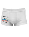 Wake Up Be A Hero Repeat Side Printed Mens Trunk Underwear by TooLoud-Mens Trunk Underwear-NDS Wear-White-Small-Davson Sales