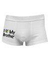 I Heart My Brother - Autism Awareness Side Printed Mens Trunk Underwear by TooLoud-Mens Trunk Underwear-NDS Wear-White-Small-Davson Sales